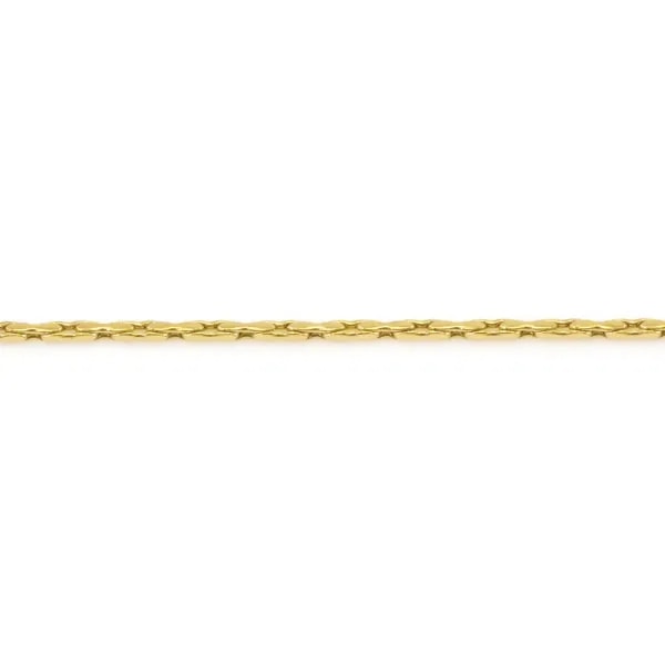Cadena serpentina 0.6mm - Acero Inoxidable 304 dorado x 1m