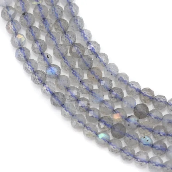 Labradorite Rond Facetté 3mm pour bracelet