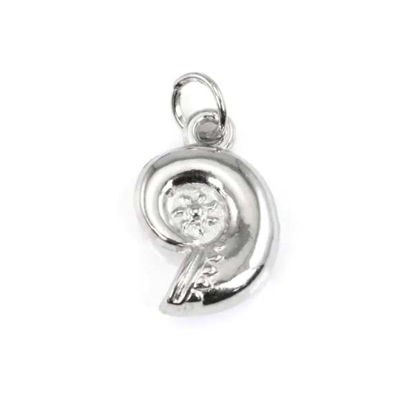 Péndulo Caracola de Caracol 10x15mm | Acero Inox 304