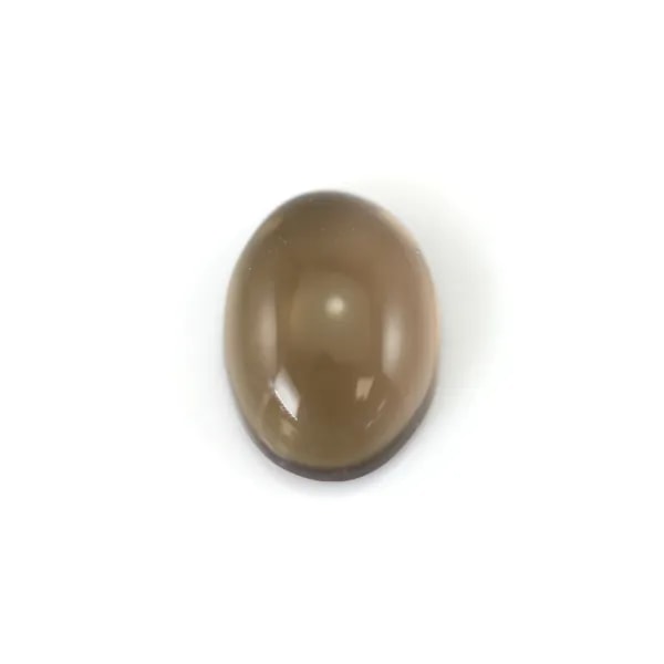 Cuarzo Ahumado Cabujón Oval 7x9mm | Proveedor Componentes Joyería