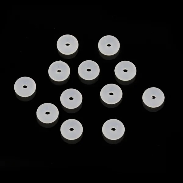 Perlen Rondelle Silikon 2x5mm | Lieferant Schmuckkomponenten