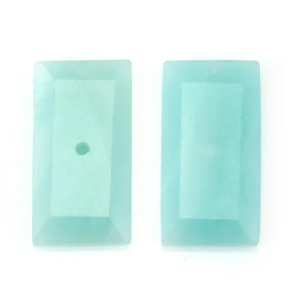 Amazonit zum Fassen 13x25mm | Edelstein für Schmuckherstellung