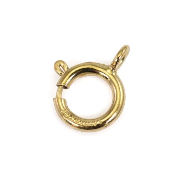 Gold Filled Spring Clasp | Closed Ring | Jewelry Components