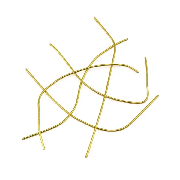 Cannetille (French wire) 1mm - Doré - 10cm x 5pcs