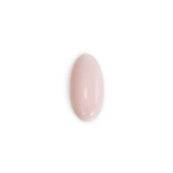 Cabujón Lambi rosa ovalado 7x14mm x 1pc