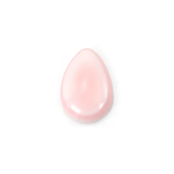 Cabochon Lambi rosa gota 7x10mm x 1pc