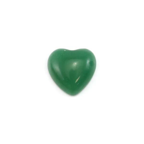 Cabochon Aventurine coeur 12mm x 2pcs