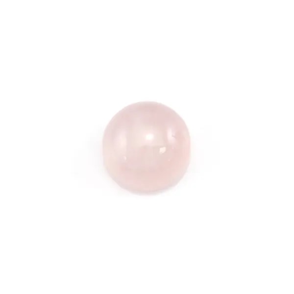 Cabochão Quartzo rosa redondo 5mm x 4pcs
