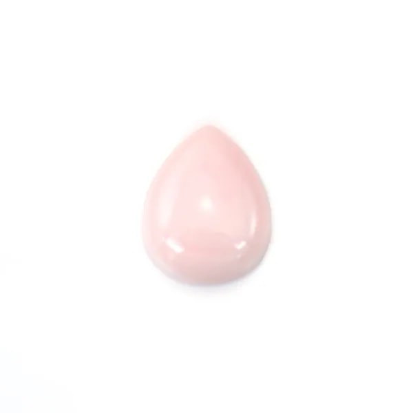 Cabujón Lambi rosa gota 7x9mm x 1pc