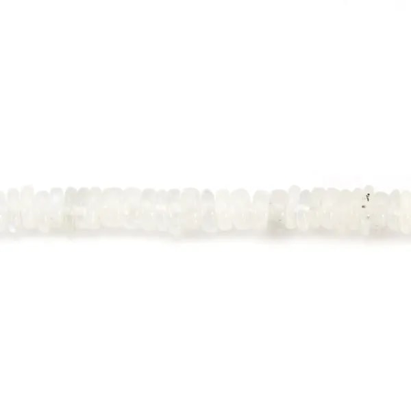 Pierre de lune rondelle heishi 4-5mm x 41cm