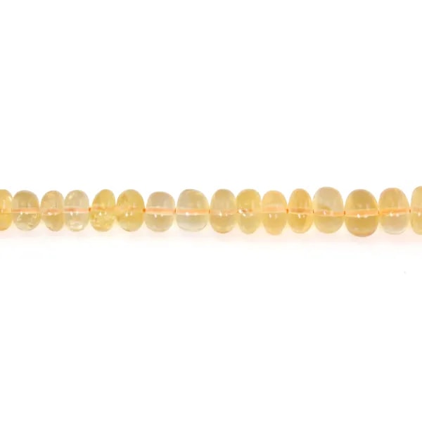 Citrine gradient rondelle size 6-12mm x 47cm
