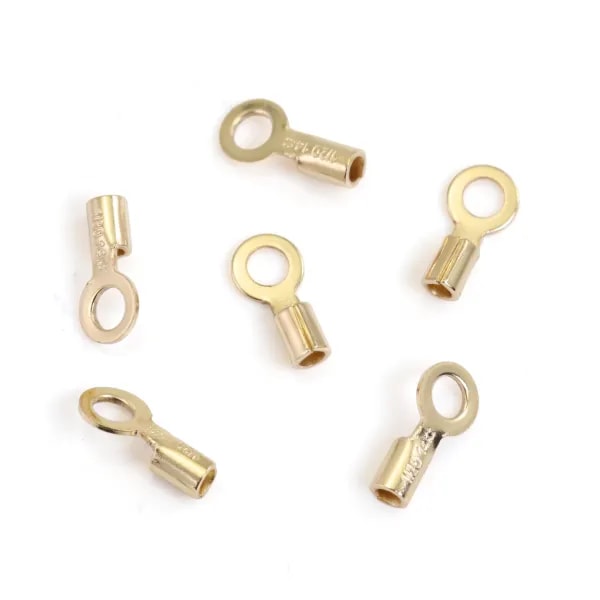 Embout pour fil 1mm - Gold Filled x 2pcs