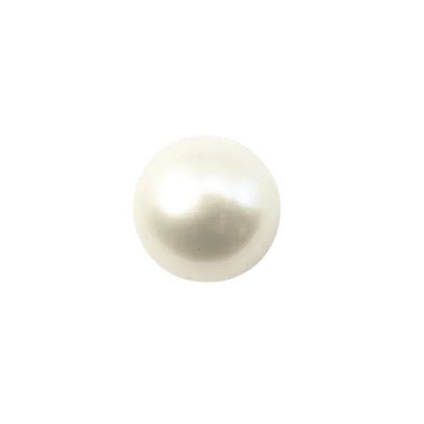 Freshwater cultured pearl, white, round, 10-11mm x 1pc