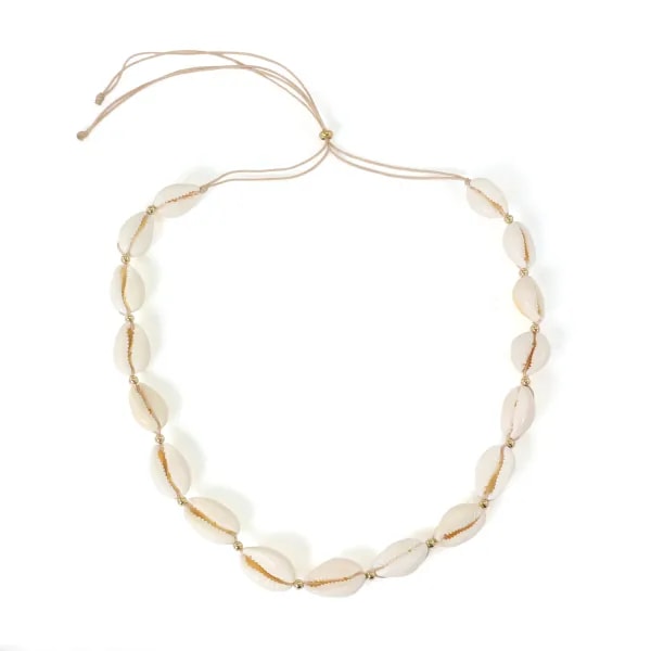 Collier Coquillage Cauri - Gold Filled x 1pc