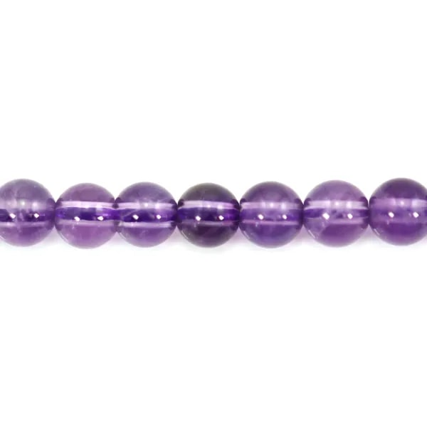 Amethyst Round 4mm x 10 pcs