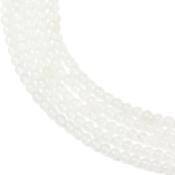 White round jade 2mm x 39cm