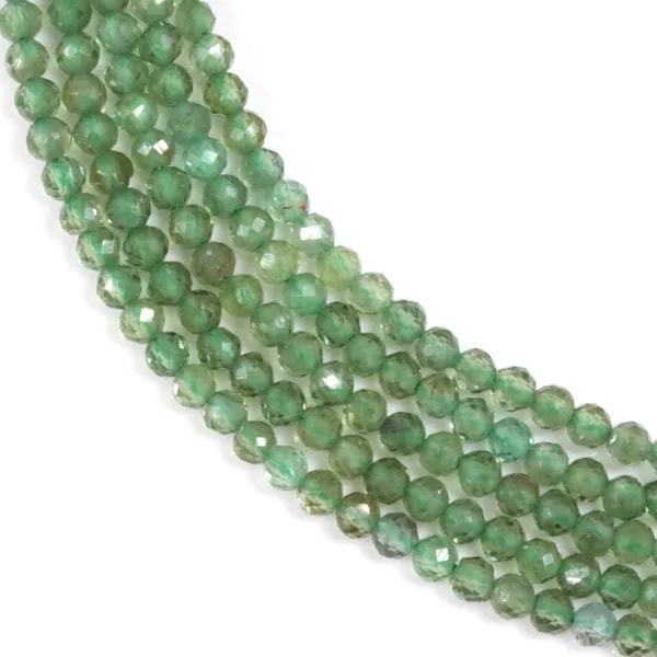 Faceted Green Apatite 2mm | Bead Supplier for Jewelry