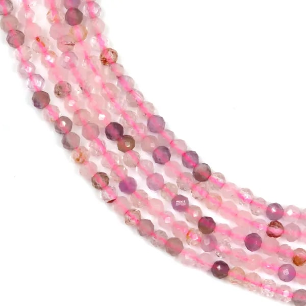 Super Seven rotondo sfaccettato 2mm x 38cm
