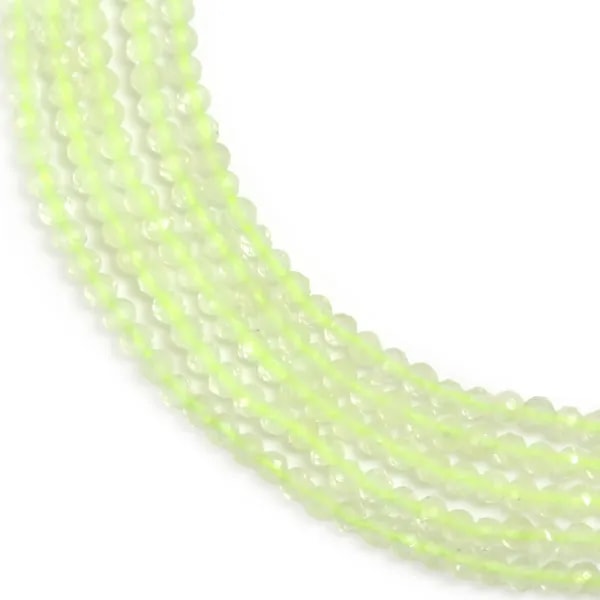 Quarzo limone rotondo sfaccettato 2mm x 38cm