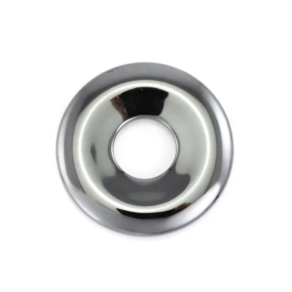 Hematite Donut 40mm x 1pc