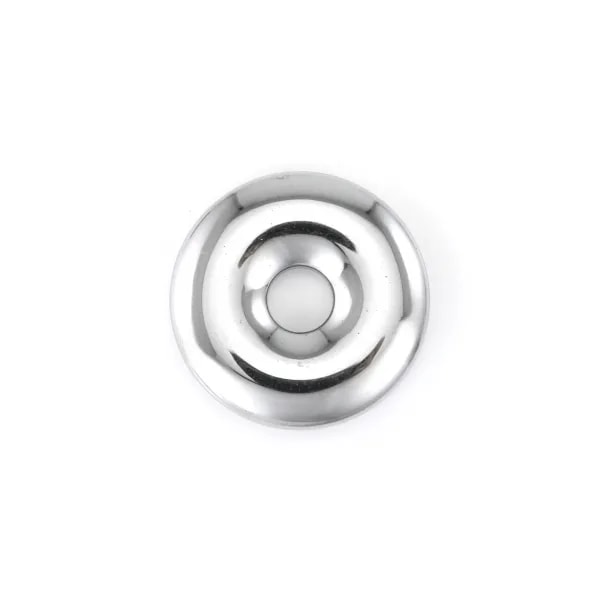 Dona Hematita plateado 20mm x 1pc