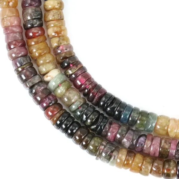 Turmalina forma rodaja 2x5mm x 38cm