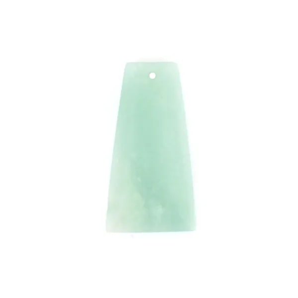 Colgante Amazonita Trapecio 13x25mm x 1pc