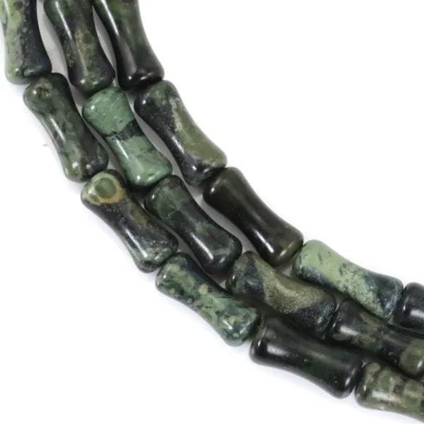 Jasper Kambaba bamboo tube 5x12mm x 38cm
