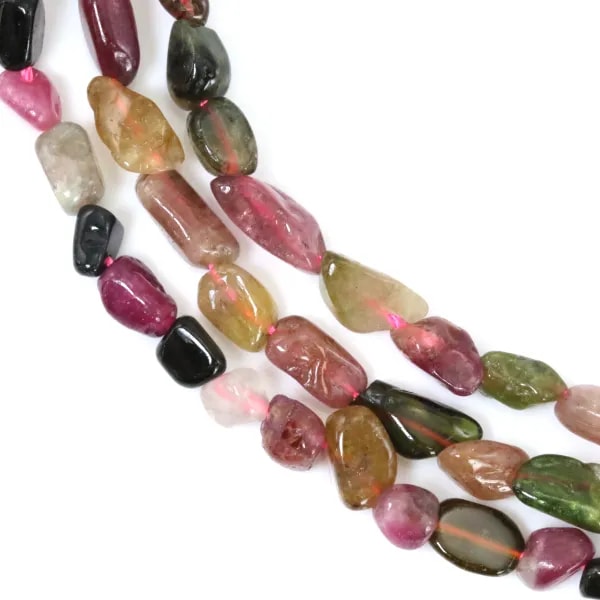 Multicolored Baroque Tourmaline 5-7mm | Beads for Bracelet