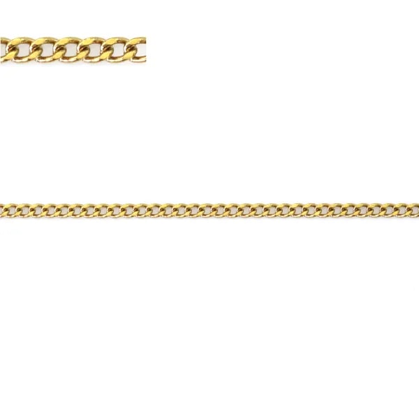 Catena gourmet 1x1.4mm - Acciaio Inox 304 dorato x 1m