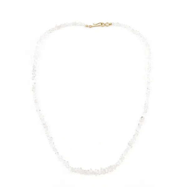 Collier Quartz Herkimer 3-4mm - Gold Filled x 1pc