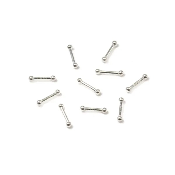 Tiges d'oreilles de maintien 6mm - Argent 990 x 10pcs