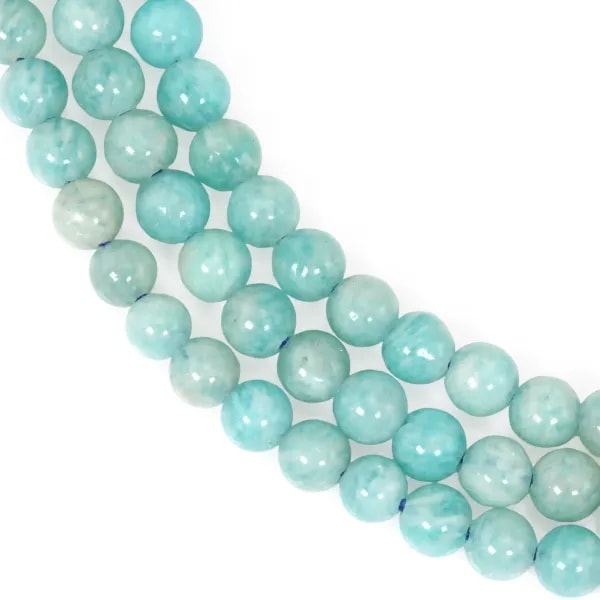 Amazonite del Perù rotonda 6mm x 38cm