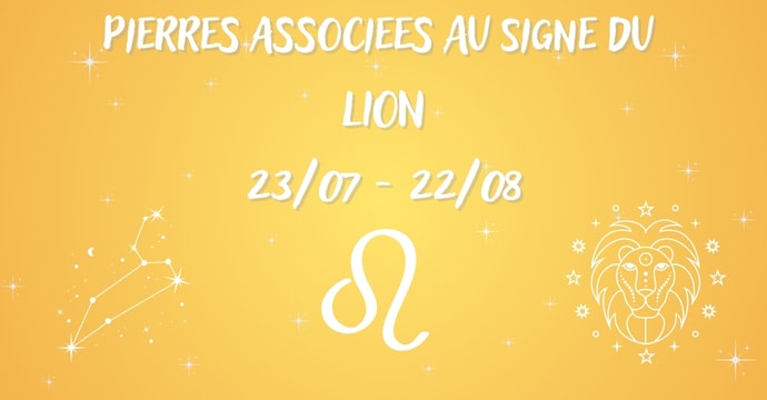 Pierres naturelles associées au signe du Lion
