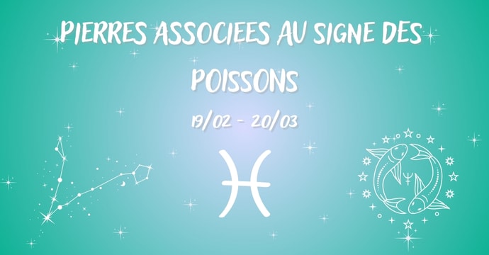 Natural stones Pisces sign