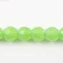 Jade teinte ronde facette 4mm