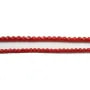 Bamboo mer teinte rouge Rond Facette