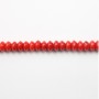 Bambou mer teinte rouge Rondelle