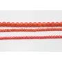 Bamboo mer teinte orange Rond Facette