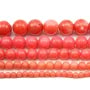Bamboo mer teinte orange Rond