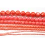 Bamboo mer teinte orange Rond