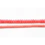 Bamboo mer teinte orange Rondelle