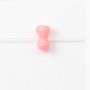 Bambou mer teinté orange OS 3x6mm x 10pcs