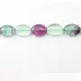 Fluorite Ovale 10x14mm x 40cm