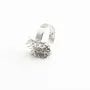 Bague réglable 14 anneaux argenté x 1pc