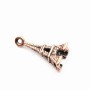 Breloque tour effel cuivre 17mm x 2pc