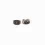 Poussette clou d'oreilles bronze 6x4mm x 12pcs