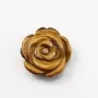 Cabochon oeil de tigre fleur  15mm x 1pc
