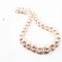 Collier Perle D'eau Douce Mauve