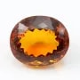 Citrine oval 35.5 x 30.5mm 144.51CTS